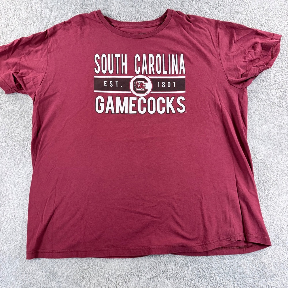 The Victory Graphic T-Shirt Mens 2XL Maroon Excellent South Carolina Gamecocks